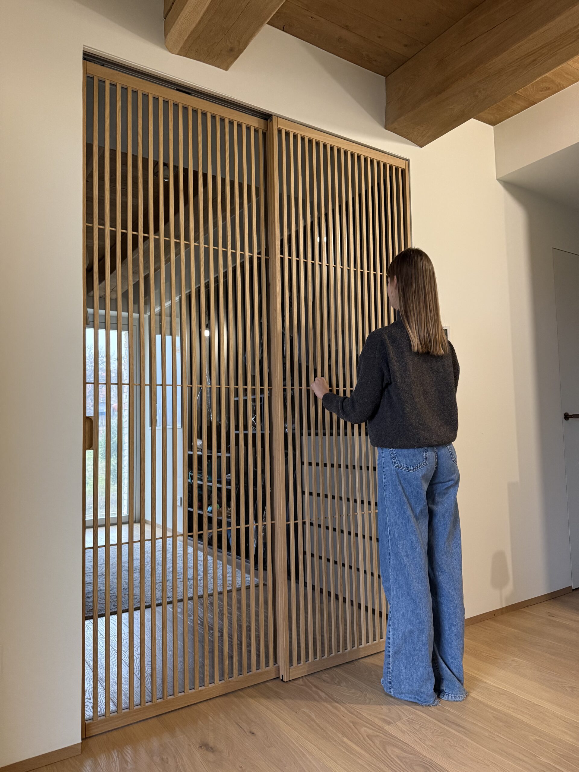 Origine - Griglia in legno: fissaggio